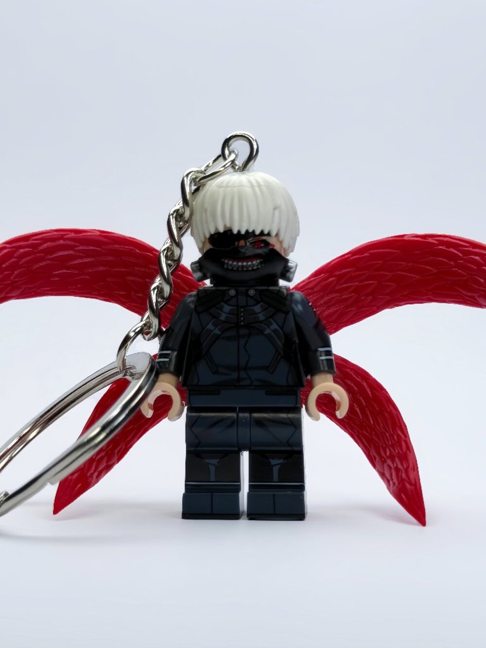 Tokyo Ghoul Ken Kaneki Custom Minifigure Keychain